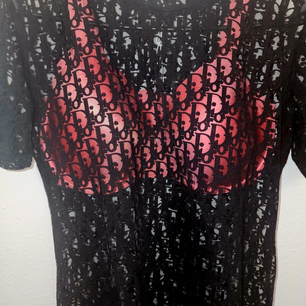 Black Sheer Top